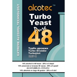 Спиртовые дрожжи Alcotec 48 TURBO PURE на 25 л.