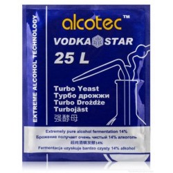 Спиртові турбо дріжджі Vodka Star на 25 л. 