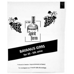 Дріжджі винні SPIRIT FERM BAYANUS G995 для 25-50л.